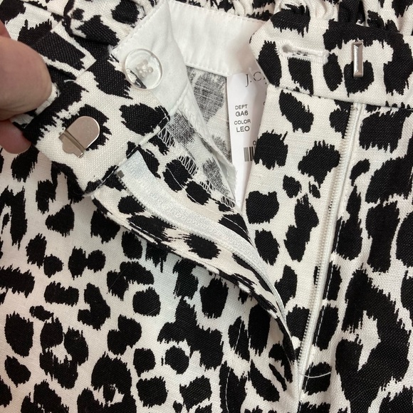 J. CREW Factory Leopard Print Shorts. - Picture 3 of 8